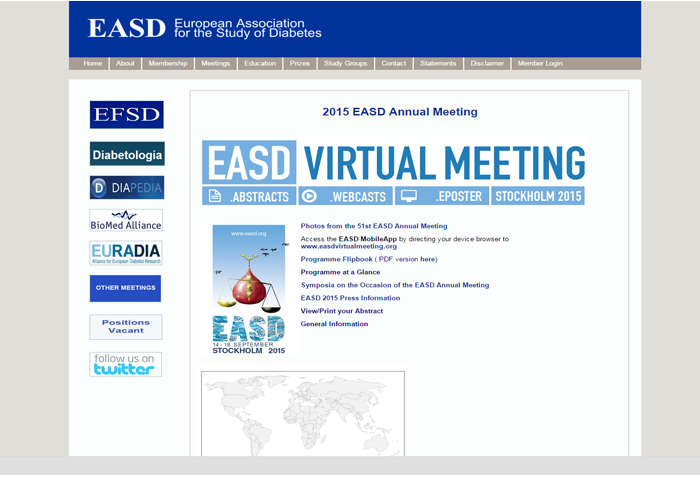 The European Association for the Study of Diabetes