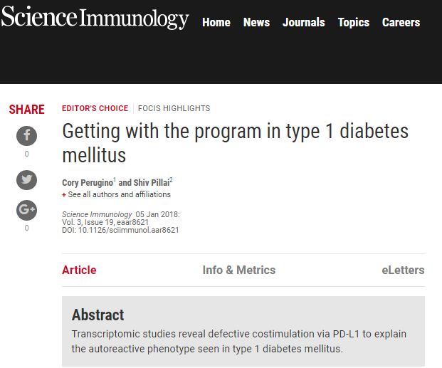 Getting with the program in type 1 diabetes mellitus